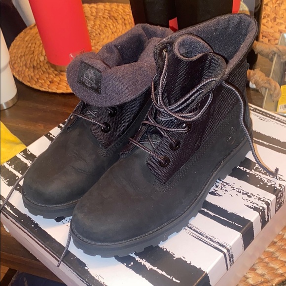 Timberland Black Youth 5.5/ Ladies Boots - Picture 1 of 4